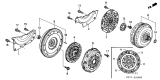 Diagram for Acura Integra Flywheel - 22100-P73-005