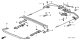 Diagram for 2004 Acura TSX Sunroof Cable - 70400-SEA-J11