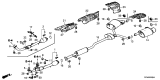 Diagram for Acura Muffler - 18305-TZ4-A21