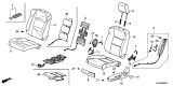 Diagram for Acura RDX Seat Cushion - 81537-TX4-A01