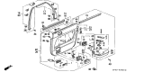Diagram for 1991 Acura Legend Window Switch - 35770-SP0-A01ZG