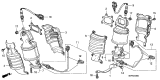 Diagram for Acura TL Catalytic Converter - 18190-RYE-A00