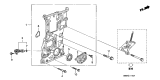 Diagram for Acura Timing Cover - 11410-RRA-A00