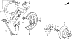 Diagram for Acura Legend Brake Backing Plate - 43253-SG0-010