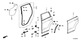 Diagram for Acura RDX Door Check - 72880-TX4-A01