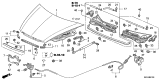 Diagram for Acura ILX Hybrid Body Mount Hole Plug - 90825-SNA-003