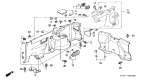 Diagram for 2000 Acura Integra Interior Light Bulb - 34260-SH3-004