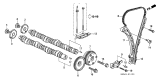 Diagram for 2006 Acura RSX Timing Chain Guide - 14540-PRB-A01