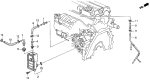 Diagram for Acura Integra PCV Valve - 17130-PM6-G01
