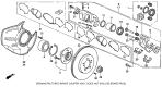 Diagram for Acura Integra Brake Caliper Piston - 45216-SM4-003