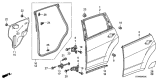 Diagram for Acura Door Hinge - 67910-SJC-A01ZZ