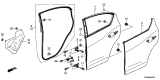 Diagram for Acura ILX Weather Strip - 72810-TX6-A01