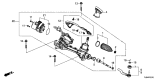 Diagram for 2019 Acura RDX Tie Rod End - 53560-TJB-A01