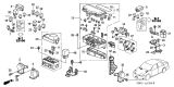 Diagram for Acura TL Fuse Box - 38250-S0K-A01