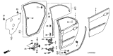 Diagram for 2012 Acura TSX Body Mount Hole Plug - 95551-11000