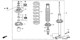Diagram for 2009 Acura TSX Coil Spring Insulator - 52686-SDA-A01