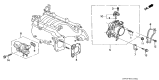 Diagram for 2000 Acura Integra Throttle Body - 16400-P72-A01