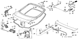 Diagram for 2011 Acura ZDX Body Mount Hole Plug - 95550-15000