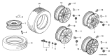 Diagram for Acura MDX Wheel Cover - 44732-STX-A20