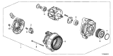 Diagram for Acura MDX Alternator Case Kit - 31108-R9P-A01
