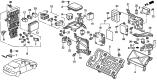 Diagram for 1996 Acura TL Engine Control Module - 37820-P5G-A52