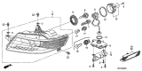 Diagram for Acura TL Headlight - 33101-SEP-A32