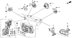 Diagram for Acura Legend Fuse Box - 38200-SD4-A01