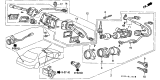 Diagram for 1991 Acura Legend Turn Signal Switch - 35250-SP0-A01