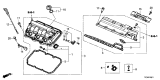 Diagram for 2017 Acura TLX Valve Cover Gasket - 12351-5G0-A00