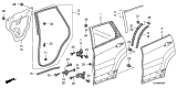 Diagram for Acura Door Hinge - 67950-TX4-H02ZZ