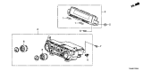 Diagram for Acura RDX A/C Switch - 79650-TX4-A41