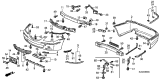 Diagram for Acura RL Grille - 71105-SJA-000