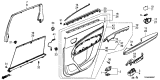 Diagram for 2020 Acura MDX Door Trim Panel - 83753-TZ5-A01ZE