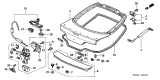 Diagram for Acura RSX Tailgates - 68100-S6M-A92ZZ