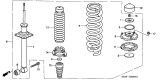 Diagram for Acura RL Shock Absorber - 52611-SZ3-004