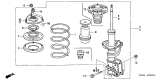 Diagram for Acura RSX Coil Spring Insulator - 51402-S6M-014