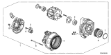 Diagram for Acura MDX Alternator - 31100-5J6-A01