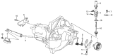 Diagram for 1988 Acura Integra Clutch Fork - 22821-PB6-910