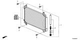 Diagram for Acura A/C Condenser - 80100-TZ5-A03