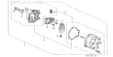 Diagram for 1998 Acura CL Distributor - 30100-P8A-A01