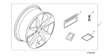 Diagram for Acura Spare Wheel - 08W44-TZ5-200B