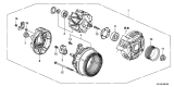 Diagram for Acura Alternator Pulley - 31141-RWC-A01