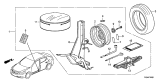 Diagram for Acura Spare Wheel - 06421-TX8-A01ZA