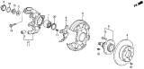 Diagram for Acura Legend Wheel Bearing - 42300-SD4-000