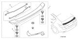 Diagram for 2015 Acura ILX Spoiler - 08F10-TX6-220
