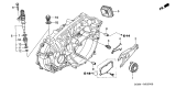 Diagram for 2004 Acura TSX Release Bearing - 22810-PPT-003