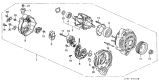 Diagram for 1998 Acura CL Alternator Case Kit - 31135-P2C-003