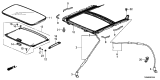 Diagram for Acura Sunroof - 70200-TX6-A02