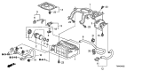 Diagram for 2009 Acura TL Vapor Canister - 17011-TK5-A01