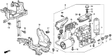 Diagram for 1995 Acura TL ABS Control Module - 57110-ST5-033